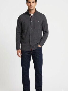 Tommy Hilfiger Men's 100% Cotton Knit Cardigan Size L